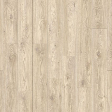 Topview van Moduleo Roots Sierra Oak 58226 vloer in licht eiken met rechte strook-motief