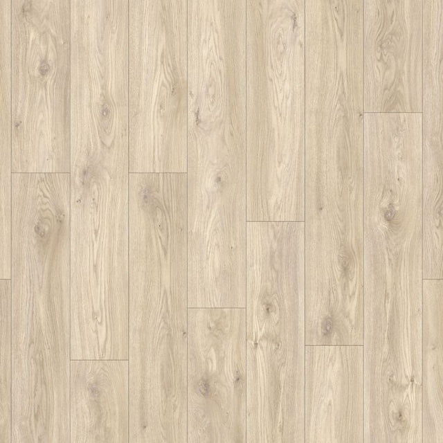 Topview van Moduleo Roots Sierra Oak 58226 vloer in licht eiken met rechte strook-motief