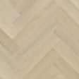 Topview van Ambiant Spigato Marento Beige vloer met visgraatmotief