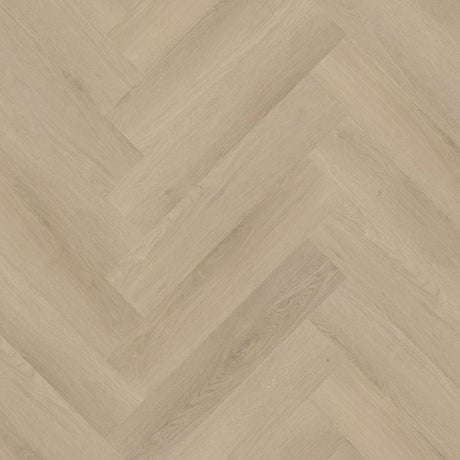 Topview van Ambiant Spigato Navaro Visgraat Beige vloer met visgraatmotief
