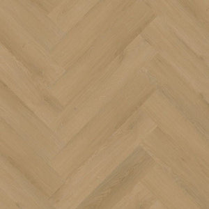 Topview van Ambiant Spigato Navaro Visgraat Click Light Oak vloer met visgraatmotief en klikverbinding