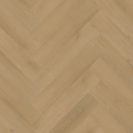 Topview van Ambiant Spigato Navaro Visgraat Light Oak vloer met visgraatmotief