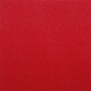 Topview van TFD Touch Leather LZ04 vloer in rood met leren motief.