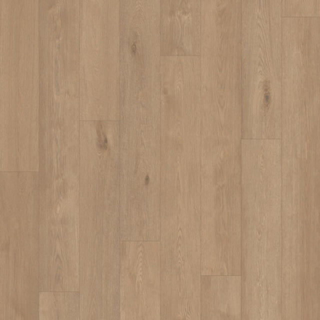 Topview van Tarkett ID Inspiration 55 Chatillon Oak Pistaccio shell vloer in oak pistaccio shell met rechte strook-motief