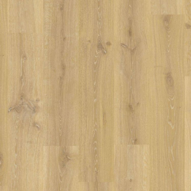 Topview van Quick Step Creo Tennessee Eik Natuur vloer in naturel eiken met rechte strook-motief