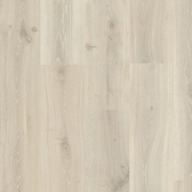Topview van Quick Step Creo Tennessee Eik Grijs vloer in grijs eiken met rechte strook-motief