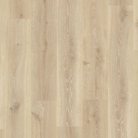 Topview van Quick Step Creo Tennessee eik licht hout vloer in licht eiken met rechte strook-motief