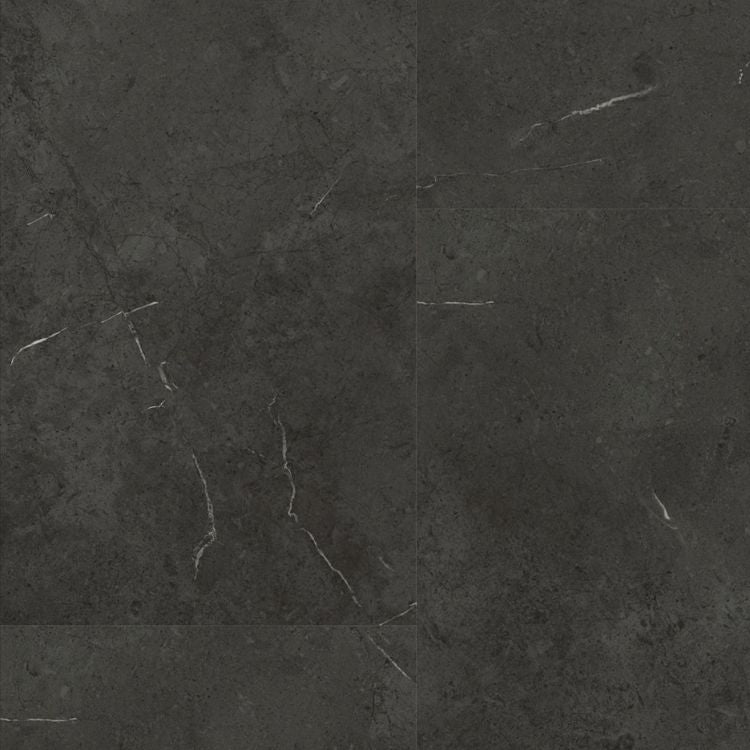 Topview van Moduleo Roots Triana 46990 vloer in Zwart met rechte strook-motief