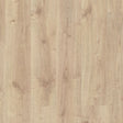 Topview van Quick Step Creo Virginia Eik Natuur vloer in naturel eiken met rechte strook-motief