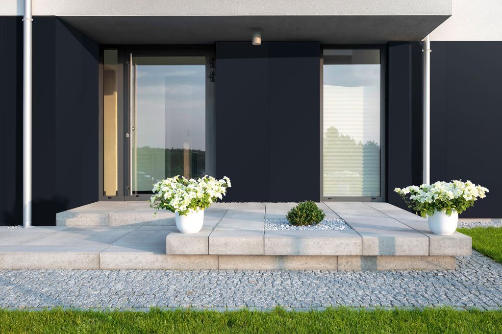 Aqua-Step Buitenpanelen Graphite Black 9011 Sand - Klik en Draai