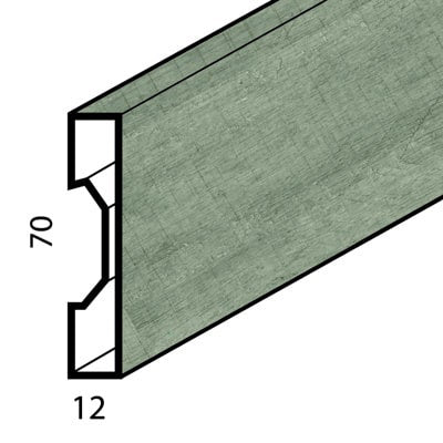 HDM PVC plint loft oak - PVC - lijstwerk - 2350 mm