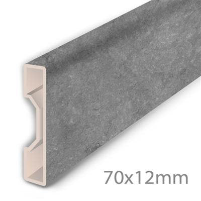 HDM PVC plint granite grey - PVC - lijstwerk - 2350 mm