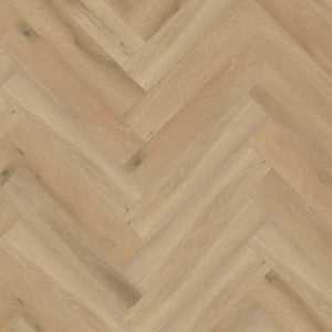 Topview van Gelasta Callisto Visgraat Natural Oak Light vloer in eiken licht met visgraat-motief