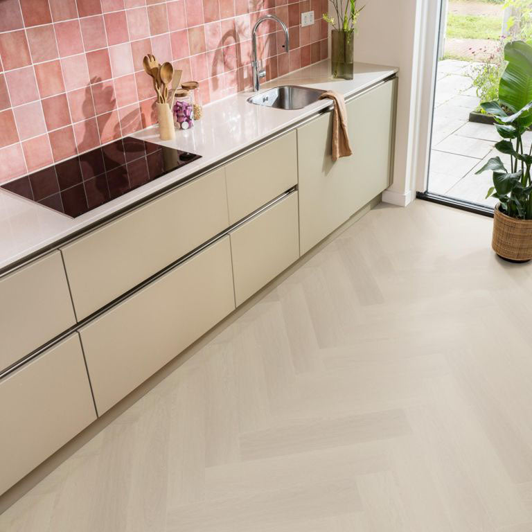 GOAT Plak PVC Visgraat Beige