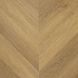 Topview van TFD Hungarian Point 1618 vloer in naturel eiken met Hongaarse puntmotief