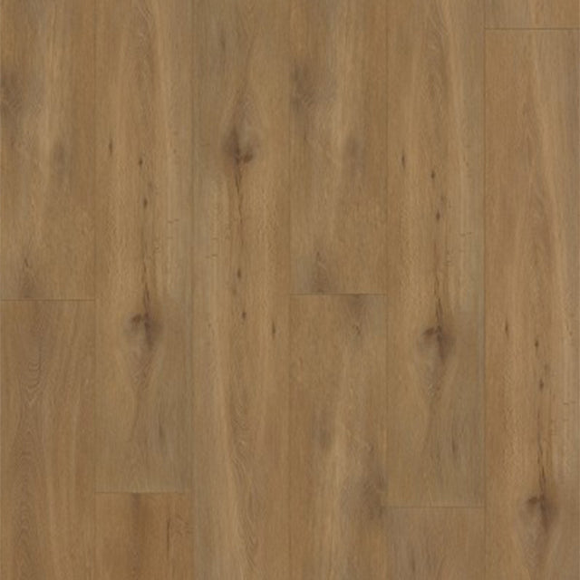 Topview van Gelasta Callisto Natural Oak Dark vloer in natural oak dark met rechtestrook-motief