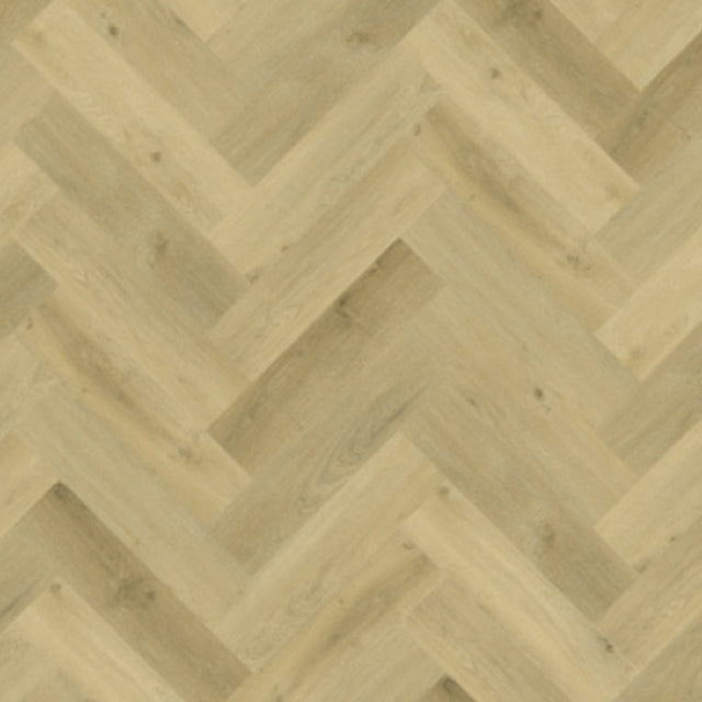 Topview van Gelasta Vario Visgraat Rigid Click Prestige Oak Light vloer in licht eiken met visgraat-motief