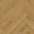 Topview van Quick Step Pristine Ocean Bliss Warme Honing vloer in Beige eiken met visgraat-motief